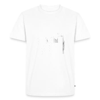 Enseignement de l’enseignement de l’école de l’enseignement amusant humour amour - T-shirt Premium bio Homme - blanc - Devant - Nico (187cm)