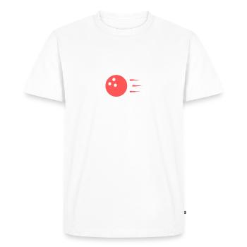 Bowling Dictons Bowling Bowler Skittles Cadeau - T-shirt Premium bio Homme - blanc - Devant - Nico (187cm)
