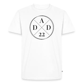 Dad 2022 - Men's Premium Organic T-Shirt - white - Front - Nico (187cm)