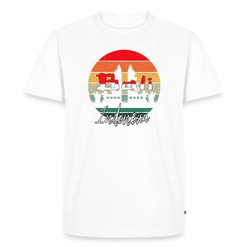 Bali - Indonésie - T-shirt Premium bio Homme - blanc - Devant - Nico (187cm)