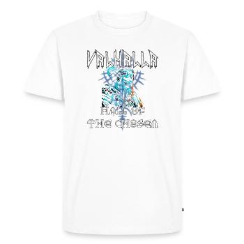 Valhalla - Hall of the chosen - Men's Premium Organic T-Shirt - white - Front - Nico (187cm)