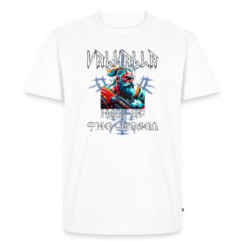 Valhalla - Hall of the chosen - Men's Premium Organic T-Shirt - white - Front - Nico (187cm)