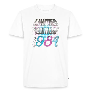 Édition limitée 1984 - T-shirt Premium bio Homme - blanc - Devant - Nico (187cm)