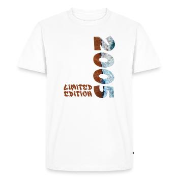 Edition Limitée 2005 Beach Design - T-shirt Premium bio Homme - blanc - Devant - Nico (187cm)
