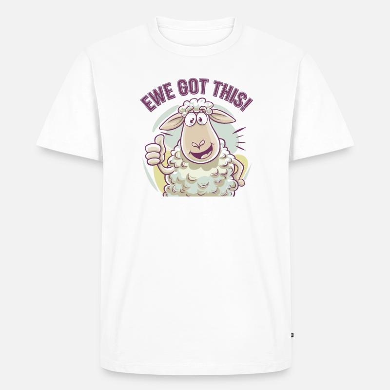 Ewe Got This - Männer Premium Bio T-Shirt - Weiß