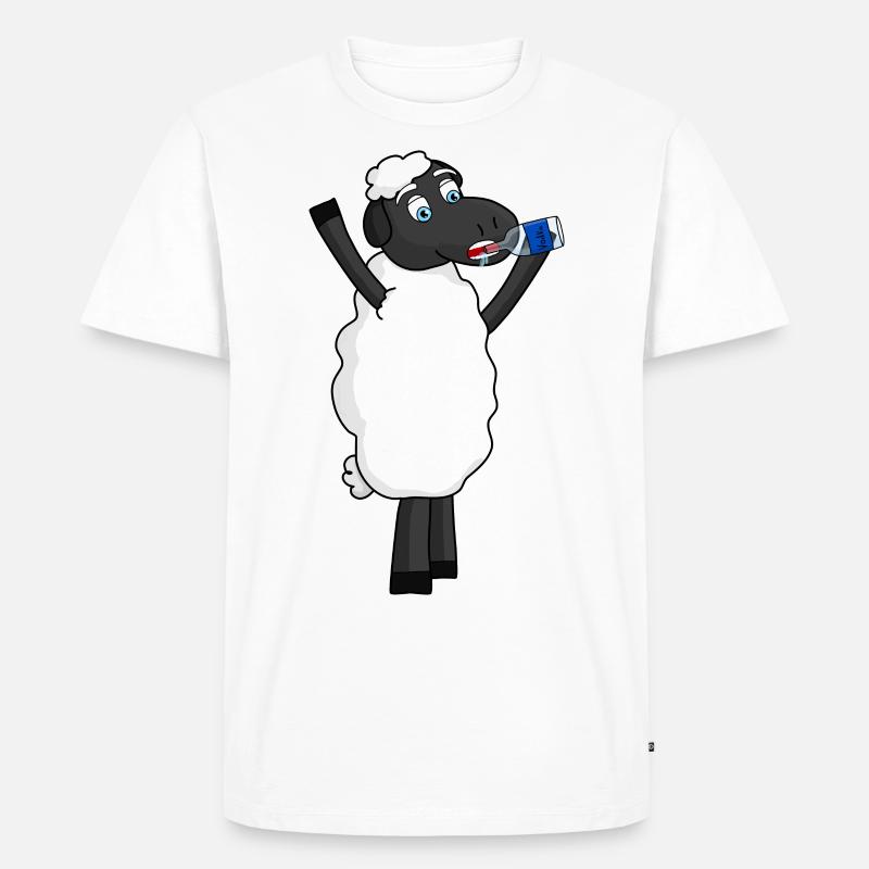 Moutons - T-shirt Premium bio Homme - blanc