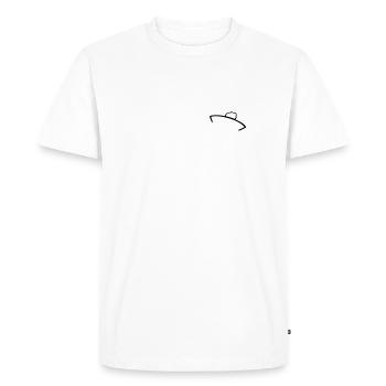 I love sea - Männer Premium Bio T-Shirt - Weiß - Vorne - Nico (187cm)