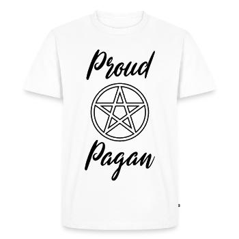 Proud Pagan Beltane Blessings May Day - Men's Premium Organic T-Shirt - white - Front - Nico (187cm)