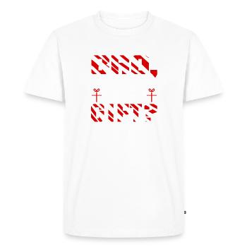 Bro, Do You Even Gift? Funny Christmas - Men's Premium Organic T-Shirt - white - Front - Nico (187cm)