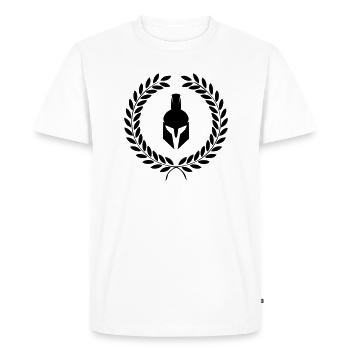 spartaner - Men's Premium Organic T-Shirt - white - Front - Nico (187cm)
