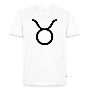 taurus taurus / - T-shirt Premium bio Homme - blanc - Devant - Nico (187cm)