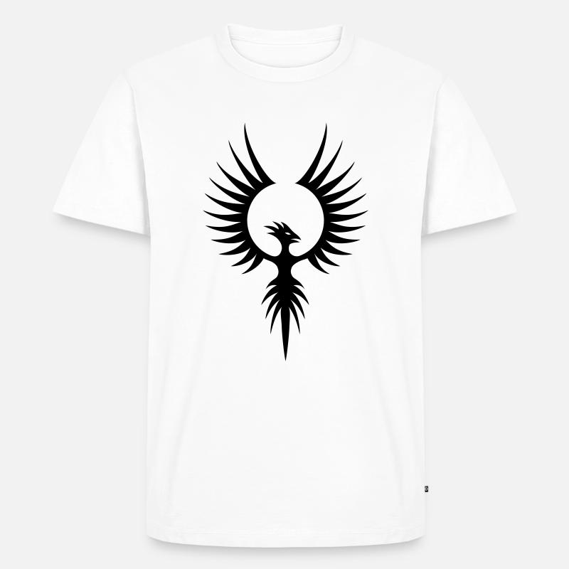 phoenix1 - Männer Premium Bio T-Shirt - Weiß
