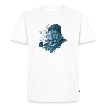 marin - T-shirt Premium bio Homme - blanc - Devant - Nico (187cm)