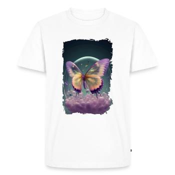 Papillon Fondant - T-shirt Premium bio Homme - blanc - Devant - Nico (187cm)