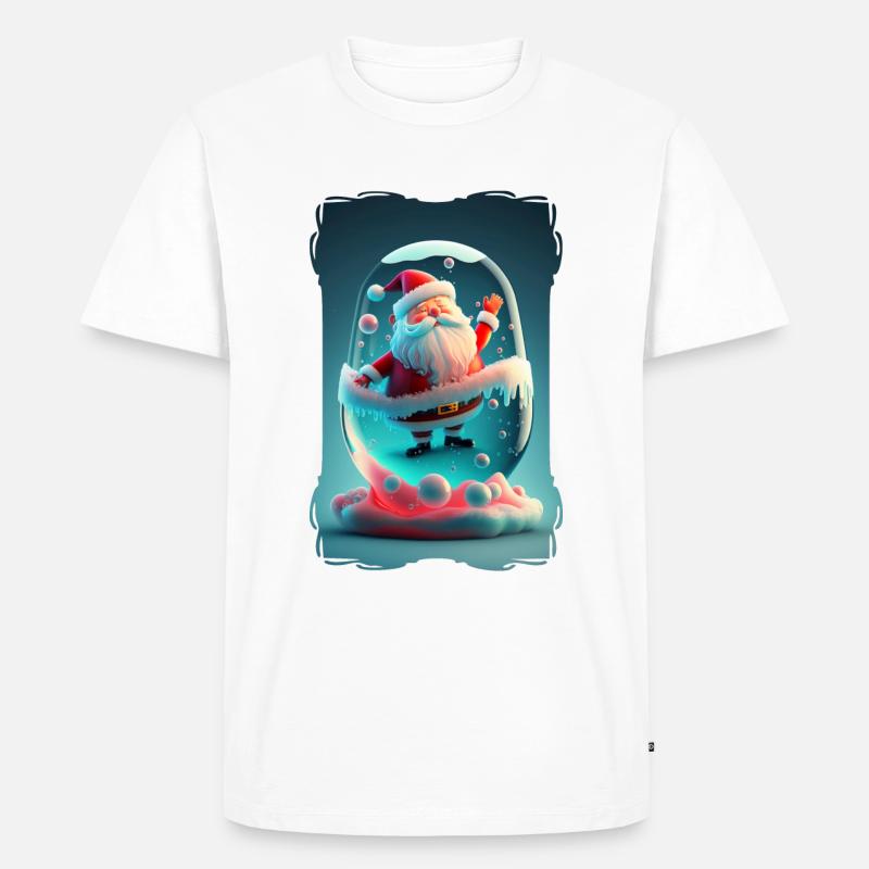 Weihnachtsmann-Gelee - Männer Premium Bio T-Shirt - Weiß