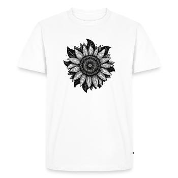 Tournesol - T-shirt Premium bio Homme - blanc - Devant - Nico (187cm)