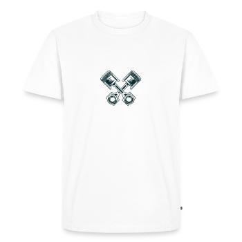 Mechanic quote car motorcycle gift, - Men's Premium Organic T-Shirt - white - Front - Nico (187cm)