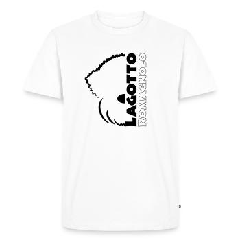 Laglogo1 1 - Men's Premium Organic T-Shirt - white - Front - Nico (187cm)