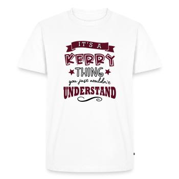 its a kerry name forename thing - Men's Premium Organic T-Shirt - white - Front - Nico (187cm)