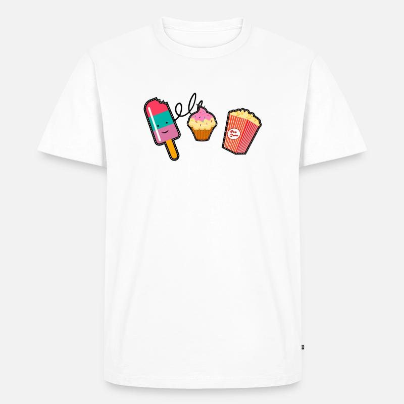 Snacks - T-shirt Premium bio Homme - blanc