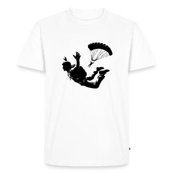 Two hobby skydiving skydiving - Men's Premium Organic T-Shirt - white - Front - Nico (187cm)