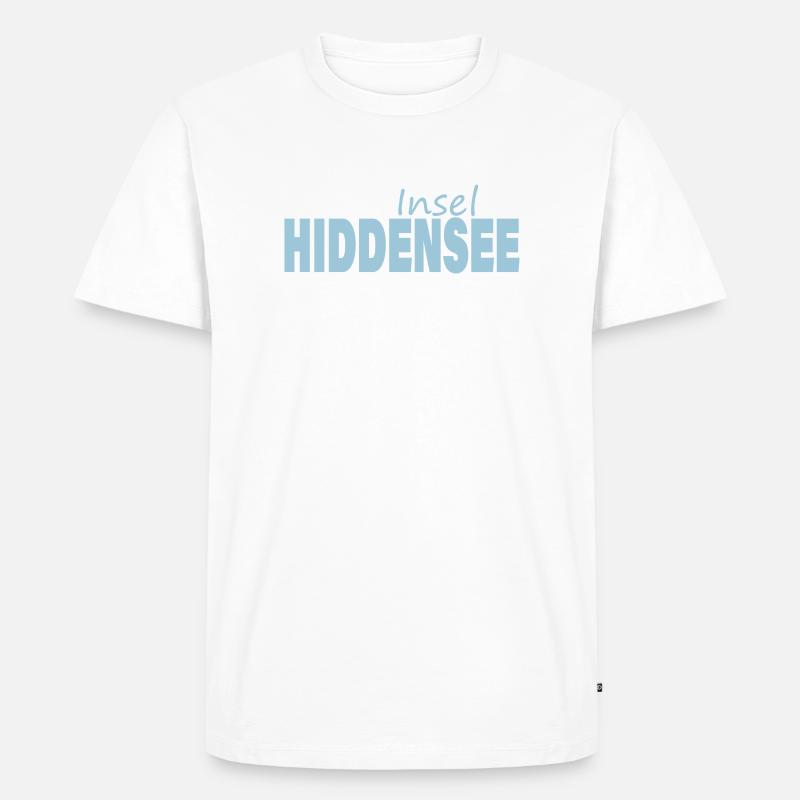 HIDDENSEE - T-shirt Premium bio Homme - blanc