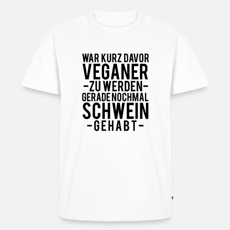 Grillen - Männer Premium Bio T-Shirt - Weiß