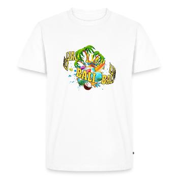 Bali - Indonésie - T-shirt Premium bio Homme - blanc - Devant - Nico (187cm)