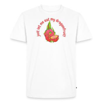 Fruit du dragon - T-shirt Premium bio Homme - blanc - Devant - Nico (187cm)