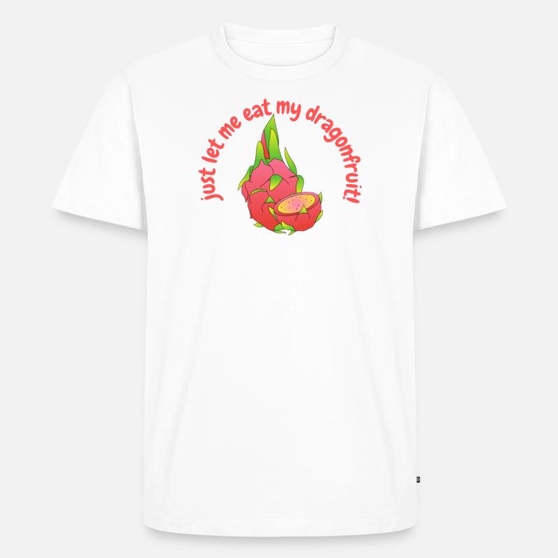 Dragonfruit - Männer Premium Bio T-Shirt - Weiß
