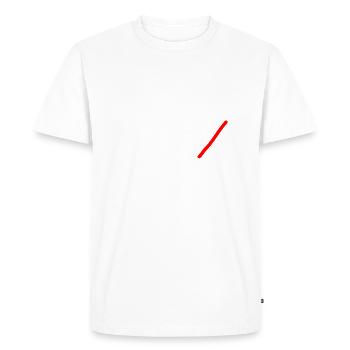 badminton badminton badminton badminton - Men's Premium Organic T-Shirt - white - Front - Nico (187cm)