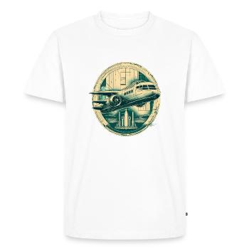 Air 30 - T-shirt Premium bio Homme - blanc - Devant - Nico (187cm)
