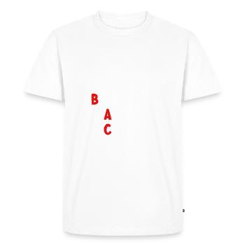 Barbecue apéro cuite cadeau humour homme beauf - T-shirt Premium bio Homme - blanc - Devant - Nico (187cm)