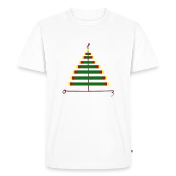 Tableau de Noël par fedor zkandal - T-shirt Premium bio Homme - blanc - Devant - Nico (187cm)