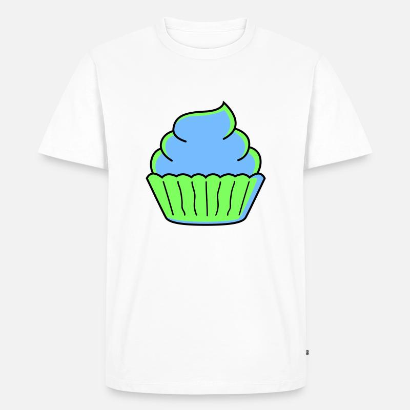 cupcake - Men's Premium Organic T-Shirt - white