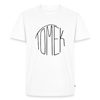 Tomek - T-shirt Premium bio Homme - blanc - Devant - Nico (187cm)