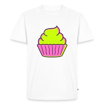 Cupcake - T-shirt Premium bio Homme - blanc - Devant - Nico (187cm)