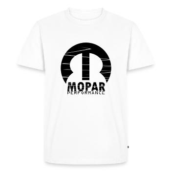 Mopar performance - Men's Premium Organic T-Shirt - white - Front - Nico (187cm)