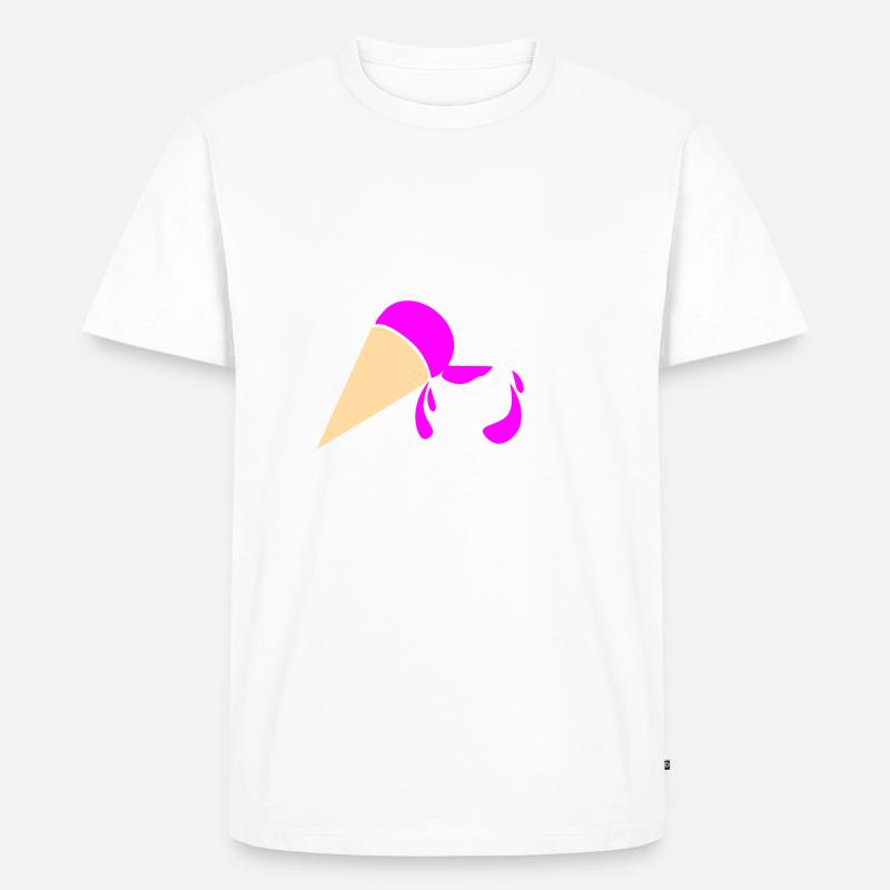 Totenkopf mit Eis - Männer Premium Bio T-Shirt - undefined