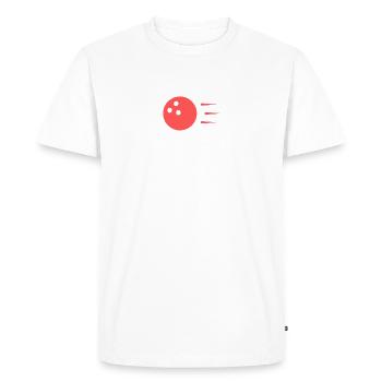 Bowling Dictons Bowling Bowler Skittles Cadeau - T-shirt Premium bio Homme - blanc - Devant - Nico (187cm)