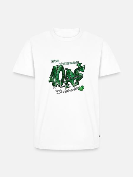Noces d'émeraude - T-shirt Premium bio Homme - blanc