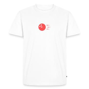 Bowling Dictons Bowling Bowler Skittles Cadeau - T-shirt Premium bio Homme - blanc - Devant - Nico (187cm)