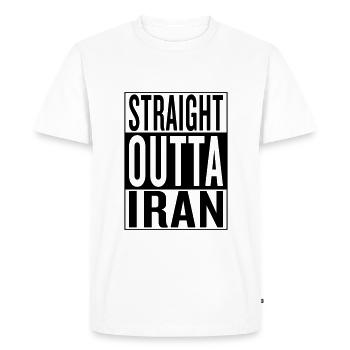 Iran - Men's Premium Organic T-Shirt - white - Front - Nico (187cm)