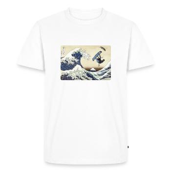 KitaWaga sans contour - T-shirt Premium bio Homme - blanc - Devant - Nico (187cm)
