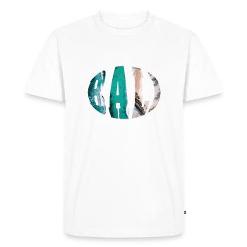 Bali - Indonésie - T-shirt Premium bio Homme - blanc - Devant - Nico (187cm)