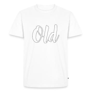 Ancien - Alt - T-shirt Premium bio Homme - blanc - Devant - Nico (187cm)