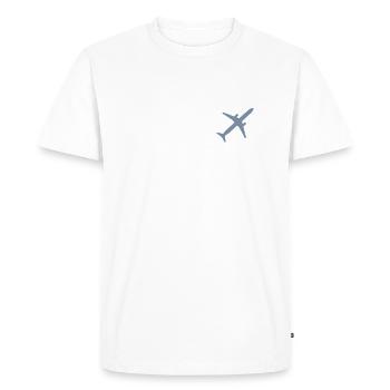 LOVE IS IN THE AIR - T-shirt Premium bio Homme - blanc - Devant - Nico (187cm)