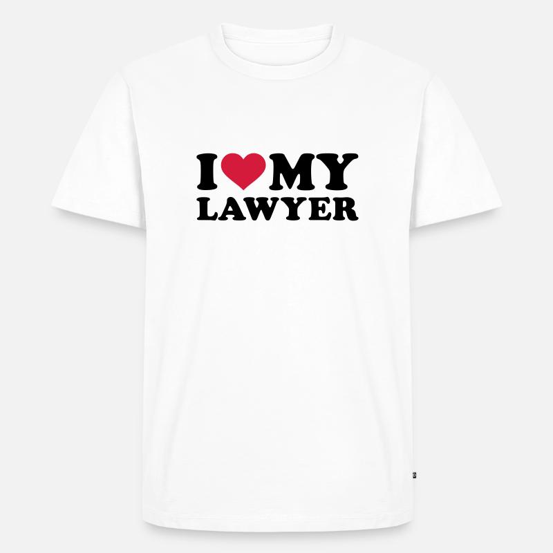 Anwalt - Männer Premium Bio T-Shirt - Weiß