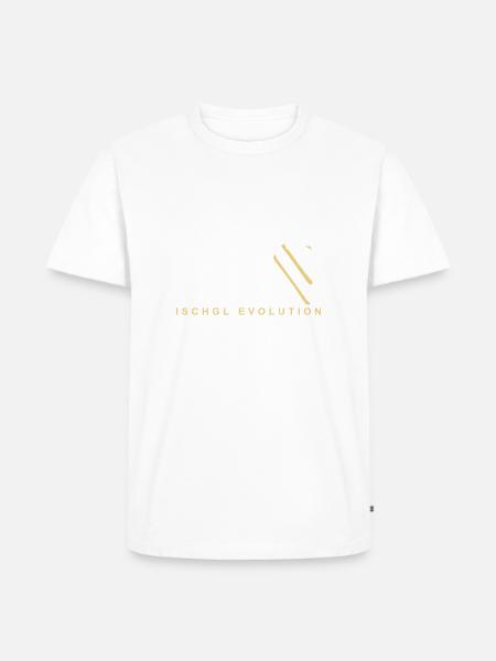 Ischgl Ski Evolution - T-shirt Premium bio Homme - blanc
