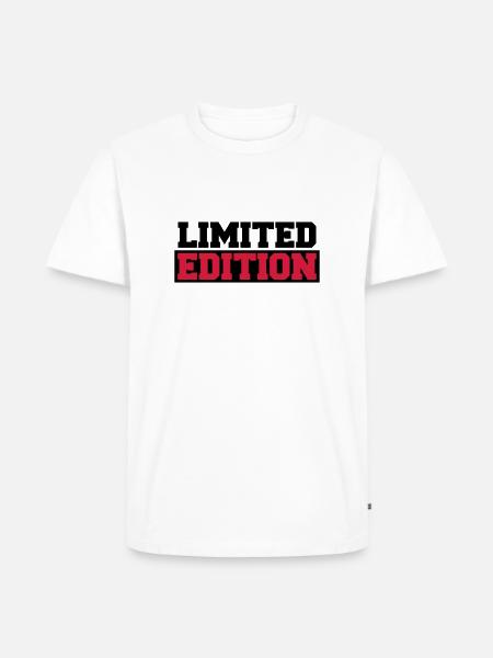 Limited Edition - Men's Premium Organic T-Shirt - white